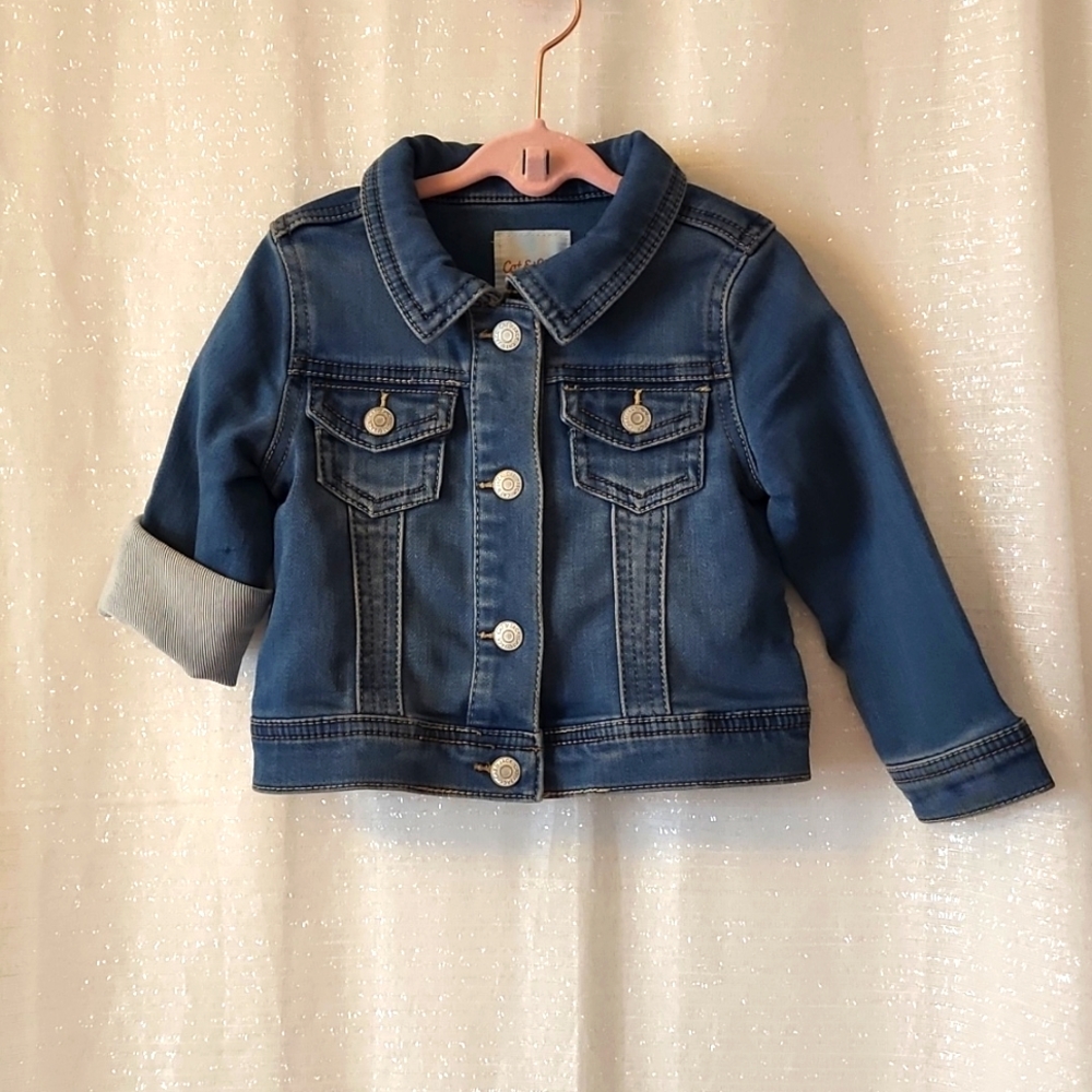 Cat & Jack Stretch Denim Jacket (18 M)